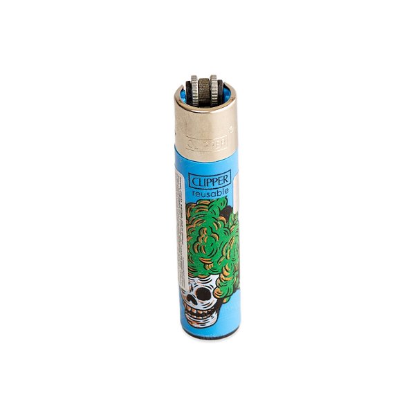 Isqueiro Clipper Grande Strange Weed - Azul