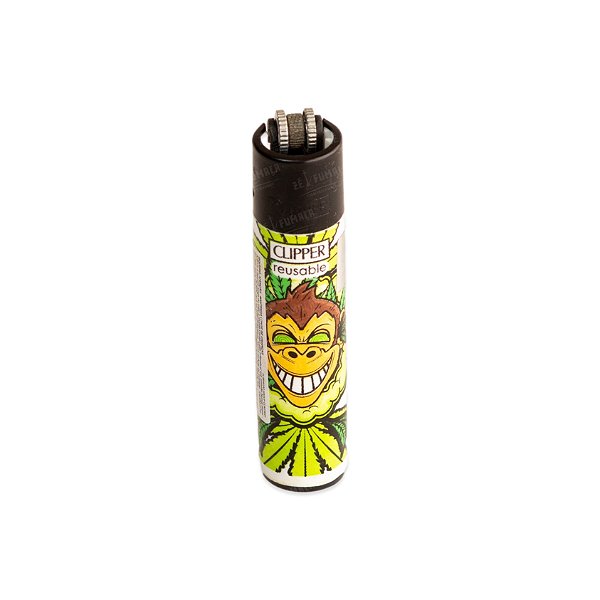 Isqueiro Clipper Grande Smiling Animals - Macaco