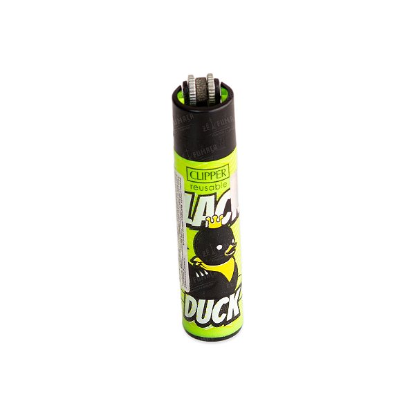 Isqueiro Clipper Grande Animal Life 2 - Black Duck (Verde)