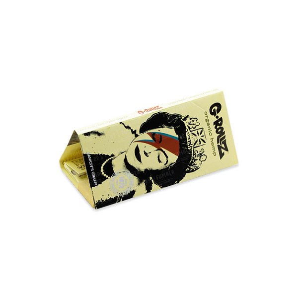 Seda G-Rollz Organic Hemp King Size com Piteiras e Bandeja - Banksy 2