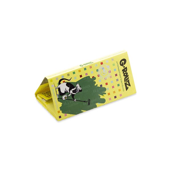 Seda G-Rollz Bamboo King Size com Piteiras e Bandeja - Banksy 1