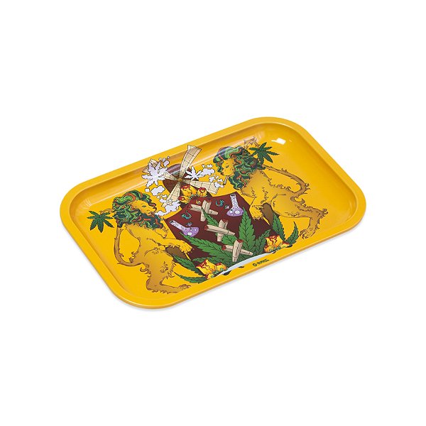 Bandeja de Metal Média G-Rollz - Cannabis Lion