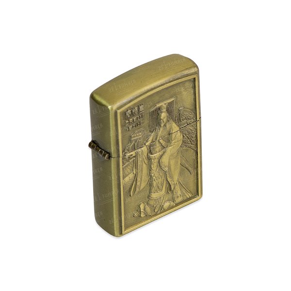 Isqueiro de Fluido Imperador - Dourado Envelhecido
