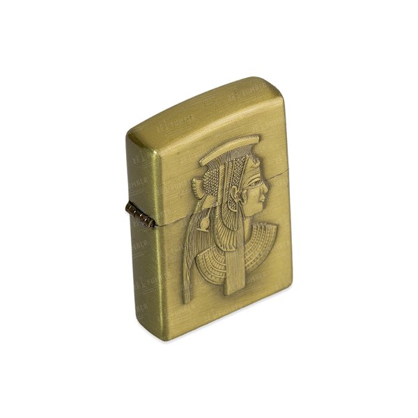Isqueiro de Fluido Cleópatra I - Dourado Envelhecido