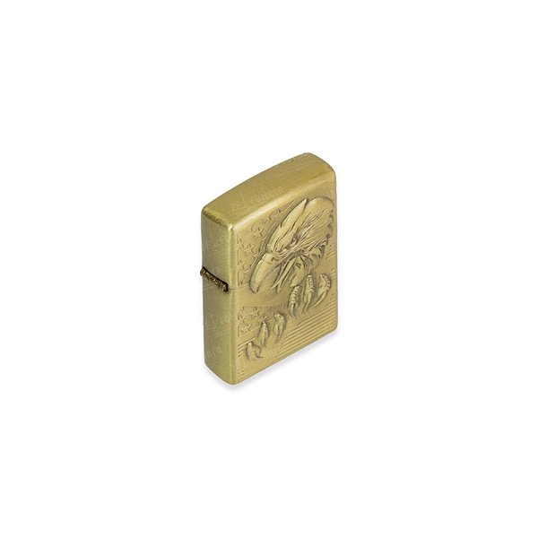 Isqueiro de Fluido Águia I - Dourado Envelhecido