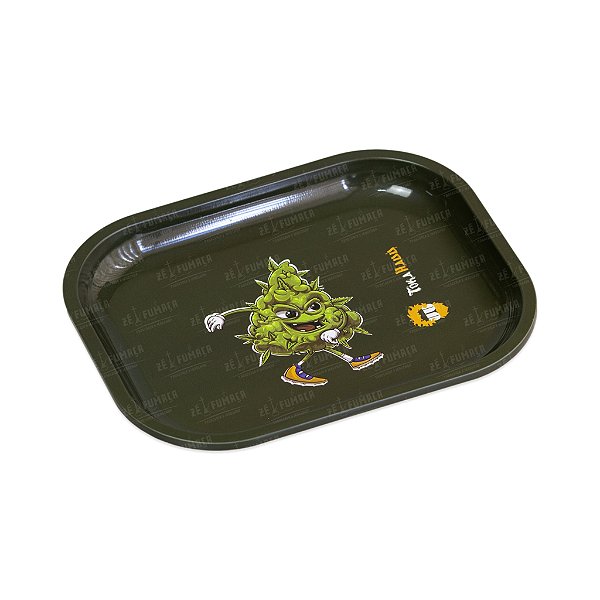 Bandeja de Metal Pequena Tóka Hauú - Cannabis 4