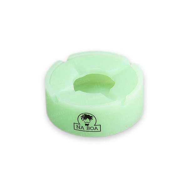 Cinzeiro Pequeno c/ Tampa Na Boa Neon - Verde