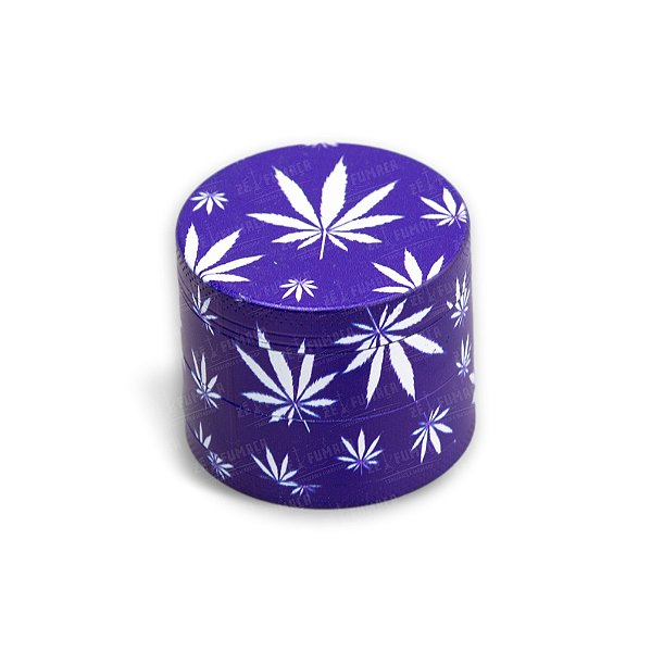 Dichavador de Metal D&K Full Leaves - Mix Azul Branco