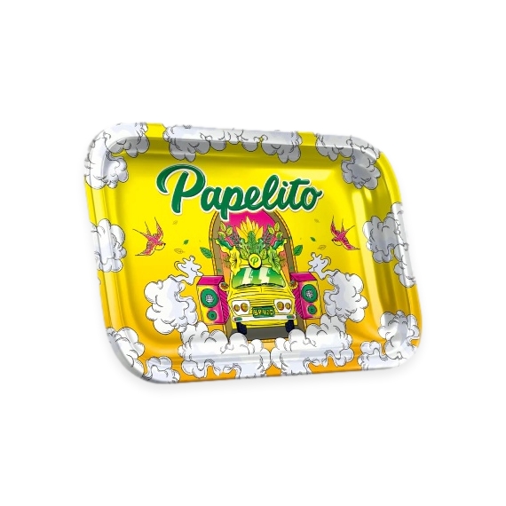 Bandeja de Metal Papelito - Brasília Amarela