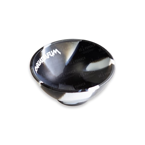 Cuia de Silicone Squadafum - Mix Preto Cinza Branco