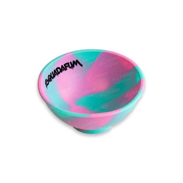 Cuia de Silicone Squadafum - Mix Rosa Verde