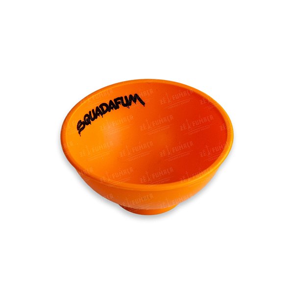 Cuia de Silicone Squadafum - Laranja