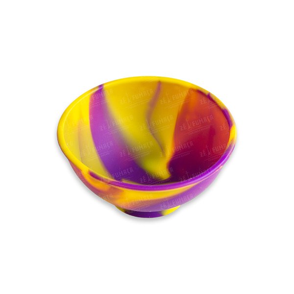 Cuia de Silicone -  Mix Roxo Amarelo