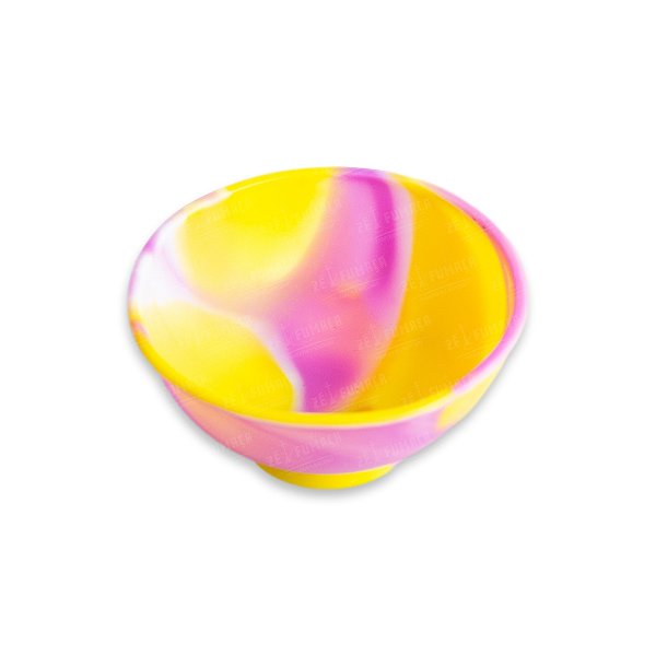 Cuia de Silicone -  Mix Rosa Amarelo