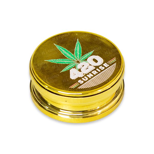 Dichavador de Plástico D&K Metalizado (Dourado) - Hemp III