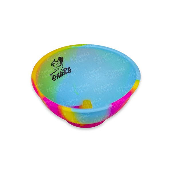 Cuia de Silicone To Na Bê - Mix Rosa Amarelo Azul