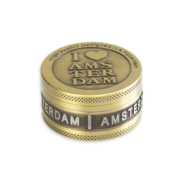 Dichavador de Metal I Love Amsterdam - Dourado