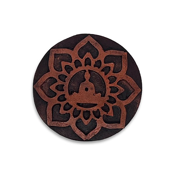 Incensário de Resina Pequeno (Flor de Lótus / Buda) - Cobre