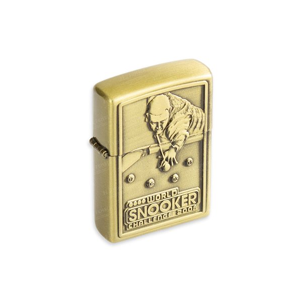 Isqueiro de Fluido Snooker - Dourado Envelhecido