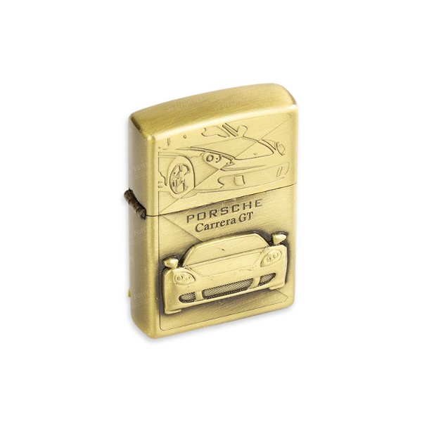 Isqueiro de Fluido Car III - Dourado Envelhecido
