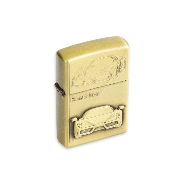Isqueiro de Fluido Car IV - Dourado Envelhecido