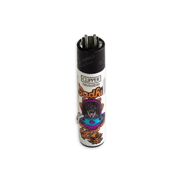 Isqueiro Clipper Grande Sadhu - Branco 4/6