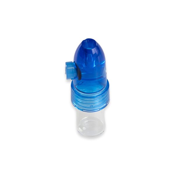 Dosador de Rapé em Vidro - Azul
