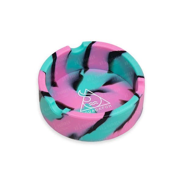 Cinzeiro Redondo Squadafum - Mix Rosa Verde Preto