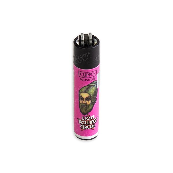 Isqueiro Grande Clipper Lion Rolling Circus Sexy Sadie - Rosa