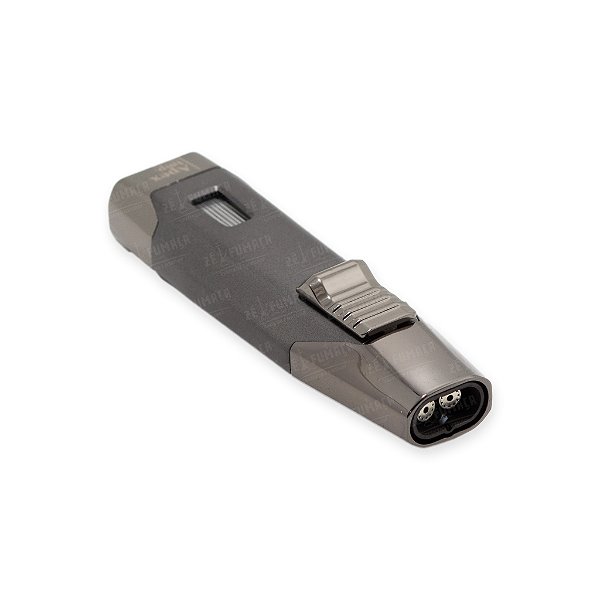 Isqueiro Maçarico Apex Imp. (2 Chamas) - Chumbo
