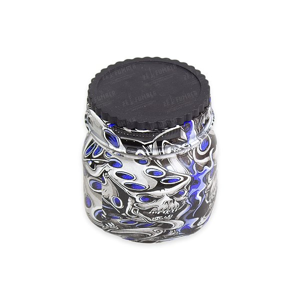 Dichavador c/ Pote Hermético de Vidro 250ml ABDZ - Hall Off Weed II
