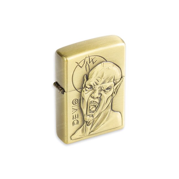 Isqueiro de Fluido Devio IV - Dourado Envelhecido