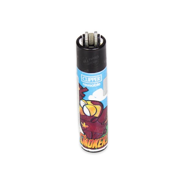 Isqueiro Clipper Grande Smokers - Los Cogollitos (Homem de Ferro)