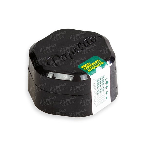 Dichavador de Policarbonato Papelito c/ Container - Preto