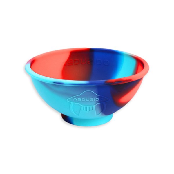 Cuia de Silicone Abduzido Half Sunset – Mix Azul Claro Vermelho Azul Escuro