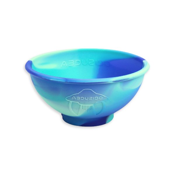 Cuia de Silicone Abduzido Half Vintage  – Mix Azul Azul Claro