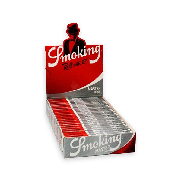 Caixa de Seda Smoking Master Medium 1 1/4 - Display com 25