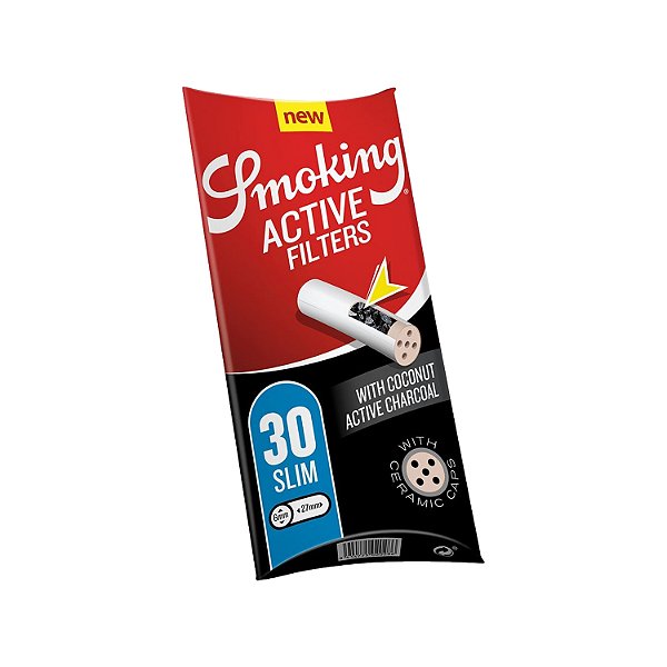 Filtro de Carvão Ativado Smoking c/30