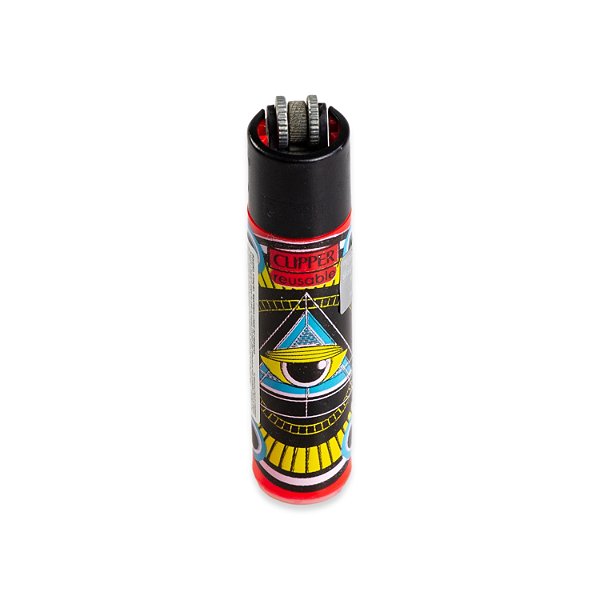 Isqueiro Clipper Grande  New Order - Vermelho