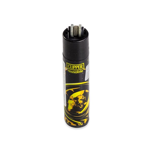 Isqueiro Clipper Grande Space Trip 2 - Amarelo