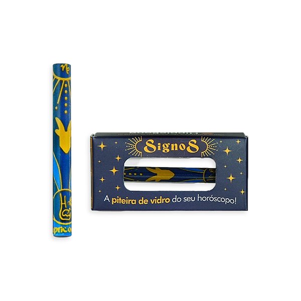 Piteira de Vidro Signo Capricórnio – Hippie Bong 6mm