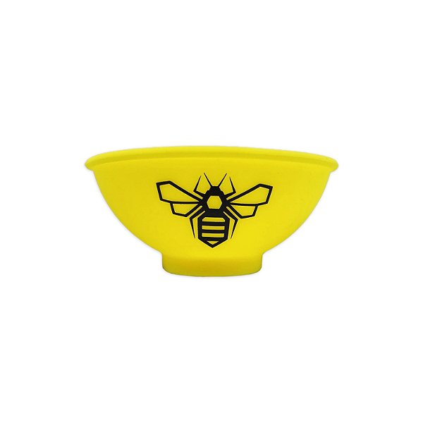 Mini Cuia de Silicone Cultura Dab - Amarelo