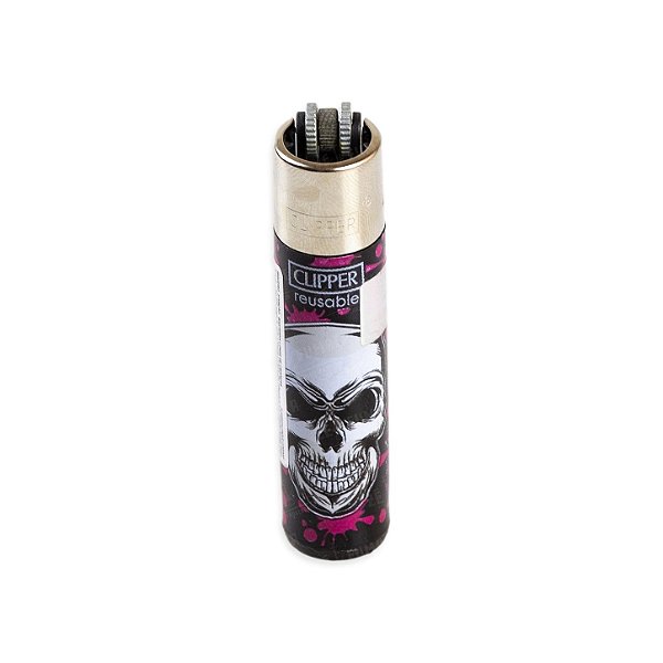 Isqueiro Clipper Grande X Boys - Caveira 1/1