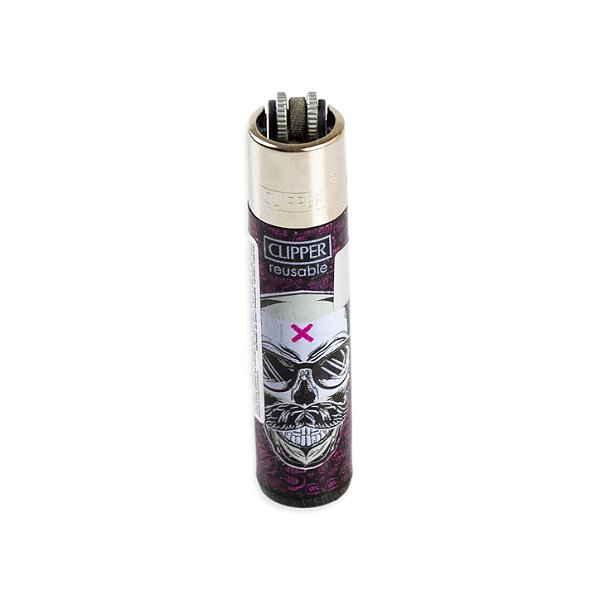 Isqueiro Clipper Grande X Boys - Caveira 2/4