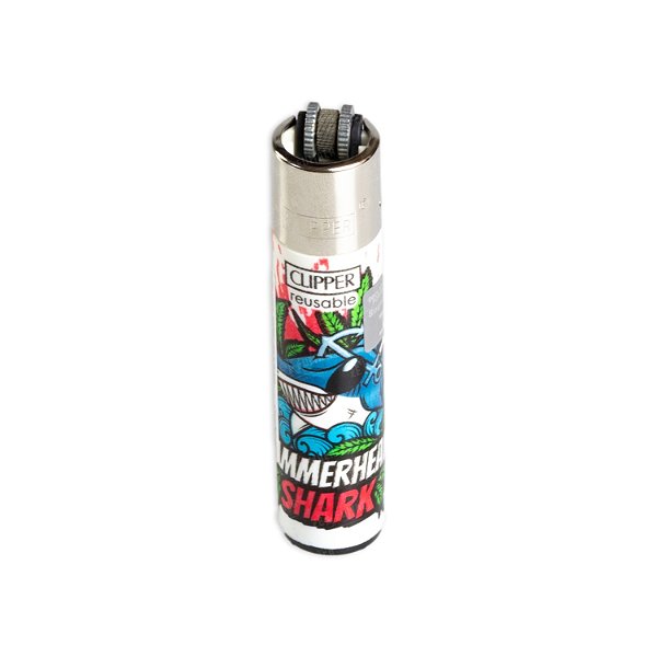 Isqueiro Clipper Grande Shark Weed – Hammerhead