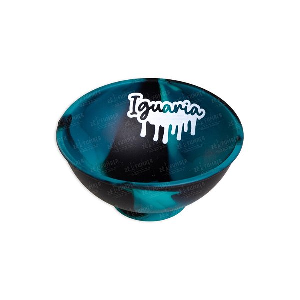 Cuia de Silicone Iguaria - Mix Ciano e Preto