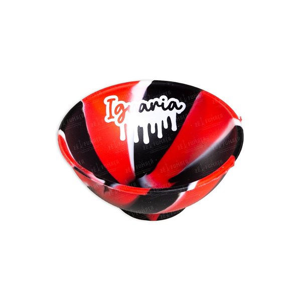 Cuia de Silicone Iguaria - Mix Vermelho e Preto