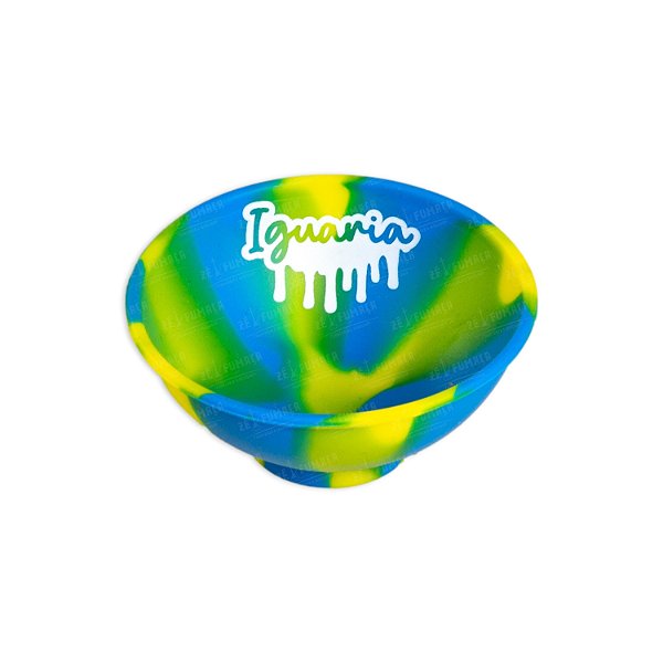 Cuia de Silicone Iguaria - Mix Amarelo e Azul