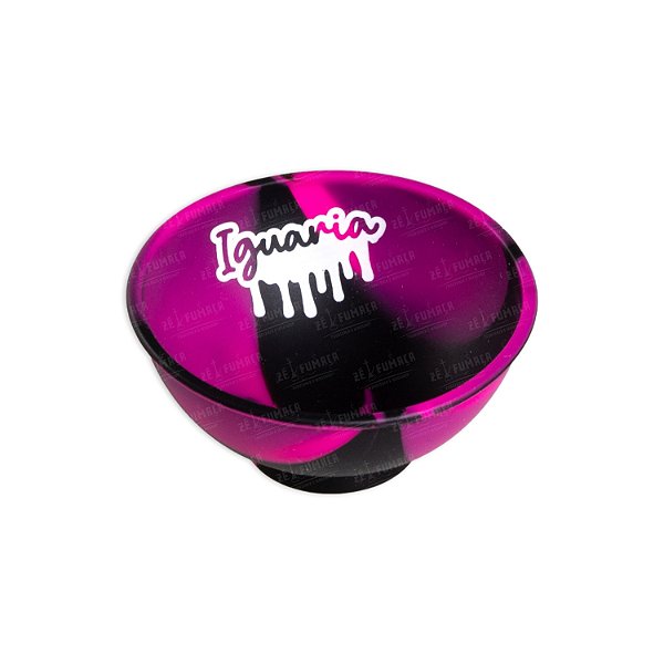 Cuia de Silicone Iguaria - Rosa e Preto