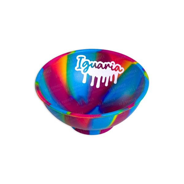 Cuia de Silicone Iguaria - Bordô e Azul